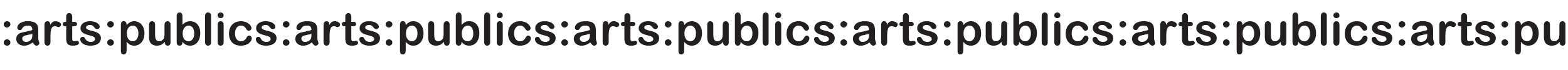 :arts:publics: